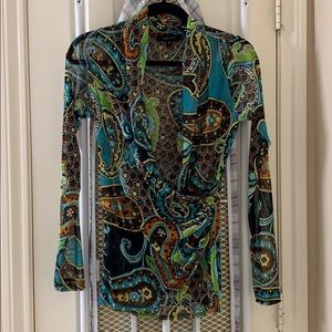 Karen Kane bye top size M chiffon